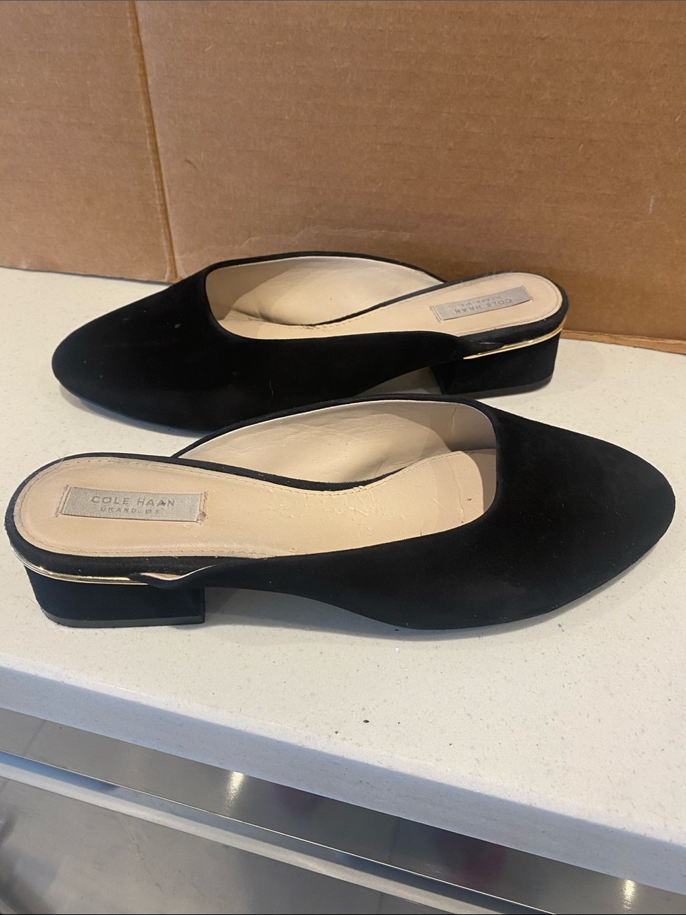 Cole haan mules suede 7B - Picture 4 of 11
